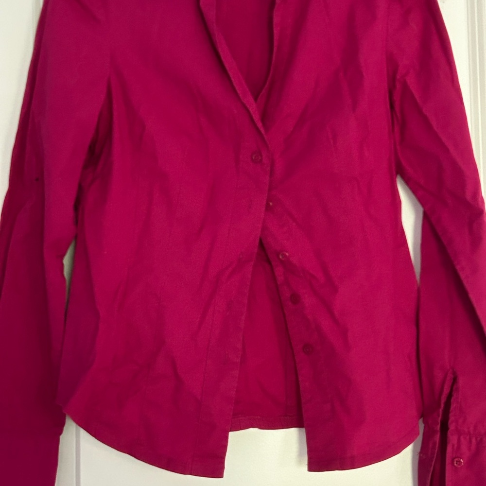 Sisley Fuchsia Classic Business Blouse